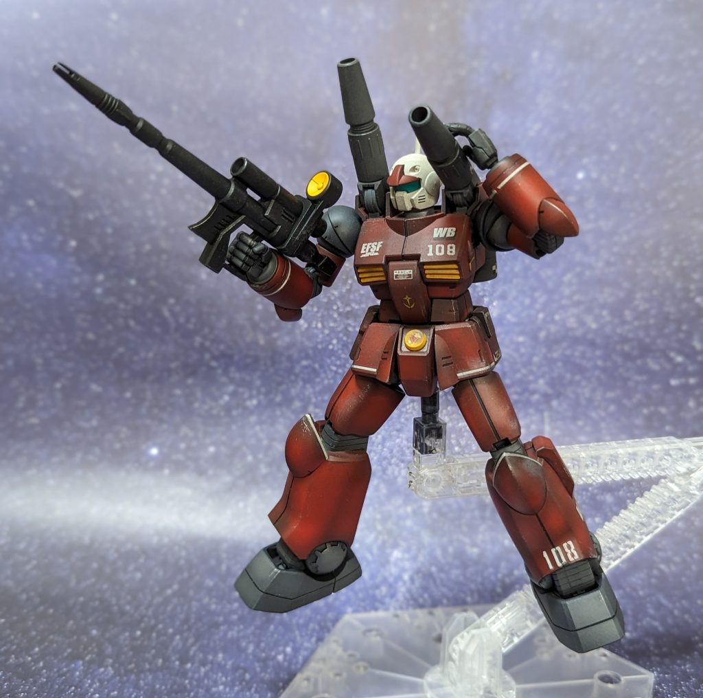 1番時間を食ったのはデカールですな。クリア前に軽く荒い黒を遠距離塗布して馴染ませてます。クリアはスーパースムースクリアこれしかないよね。