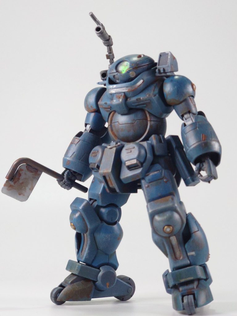 近接武器はプラ板とランナーで作りました