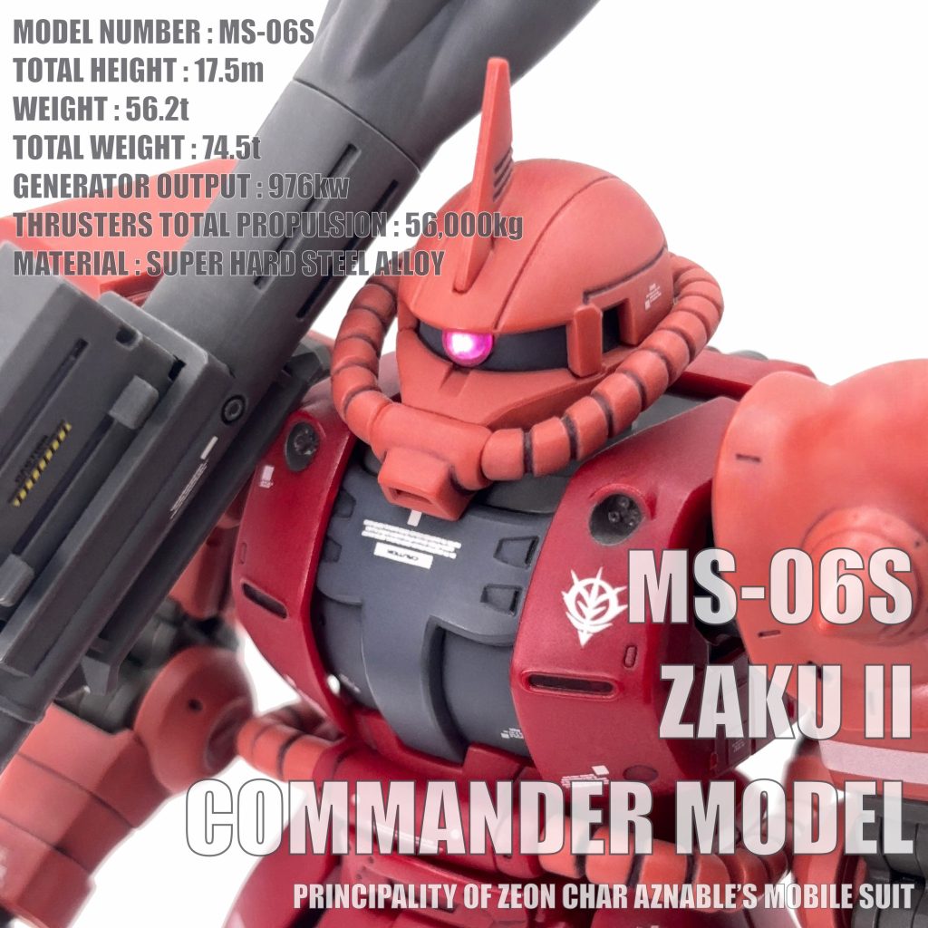 HG シャア専用ザクII（THE ORIGIN）