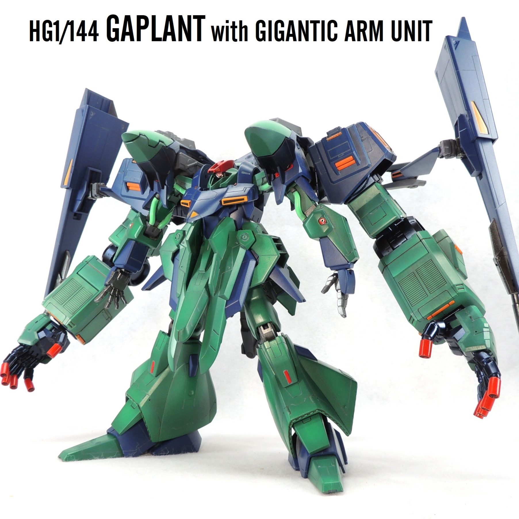HG1/144ギャプラン ギガンティック・アームユニット装備｜あやぽんさん 