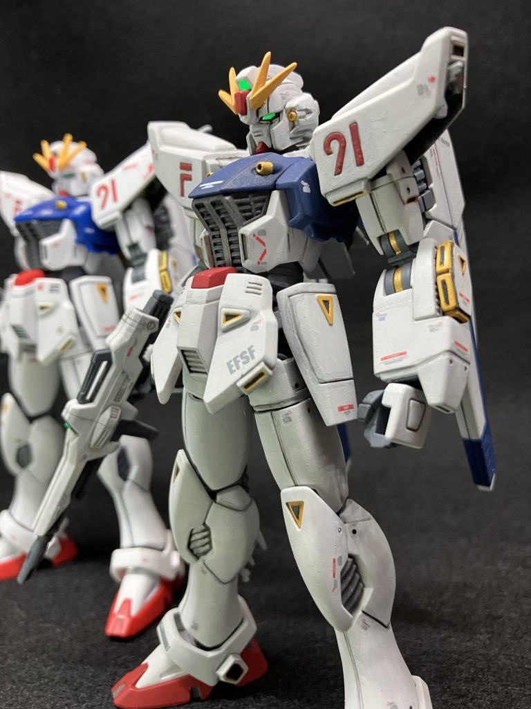 HG ガンダムF91シタデル筆塗り