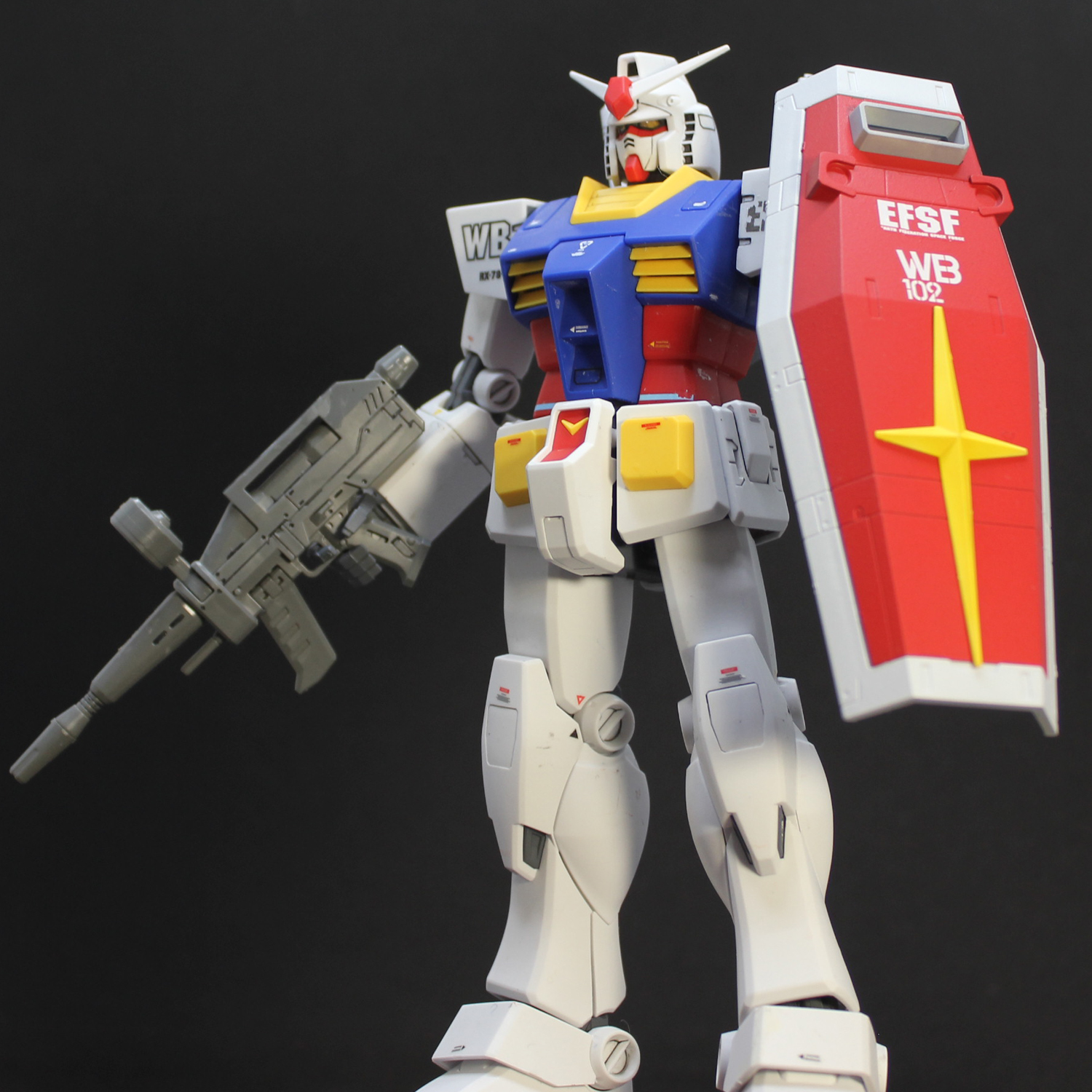 昔の1/144パーフェクトガンダムとエントリーグレードガンダムのミキシング - プラモデル