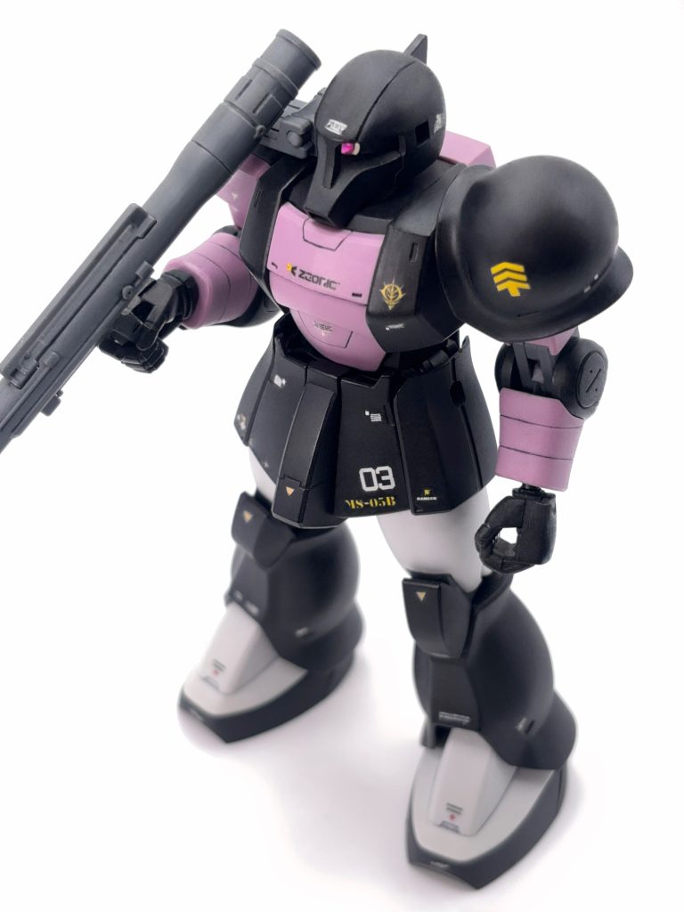 HGUC ザクI（黒い三連星仕様）–3枚目/制作者：ハヤマオ