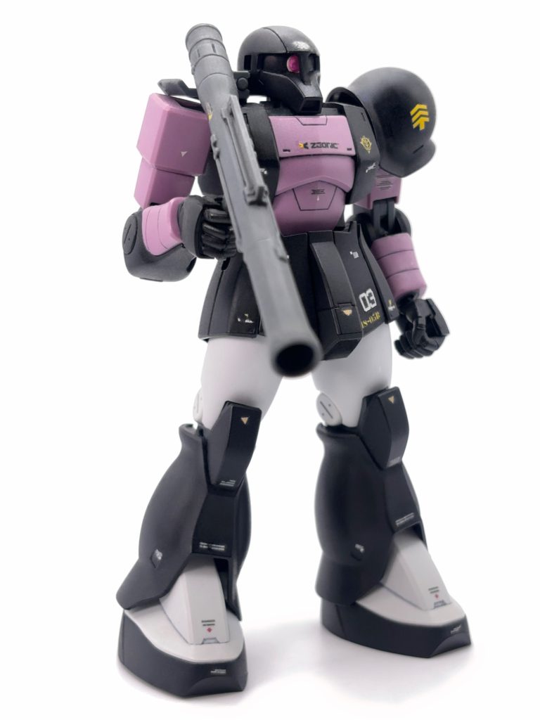 HGUC ザクI（黒い三連星仕様）–4枚目/制作者：ハヤマオ