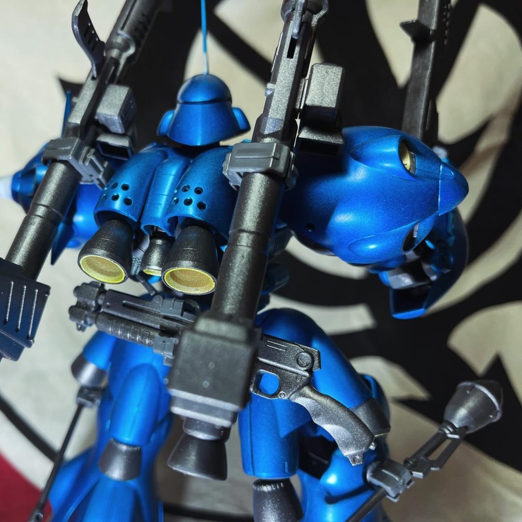 (塗り分けのマスキング剥がすときに頭の角が折れたのは…)ガンプラリハビリ中ですので、先輩方お手柔らかにお願いします!