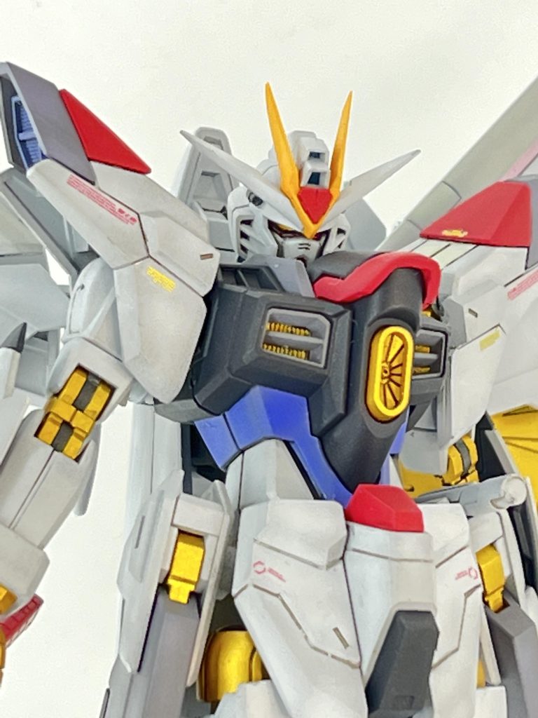 フェイスはOガンダムのものをベースに作り替えました✌️元々の顔もいいのですが、好みに変更したという経緯です笑