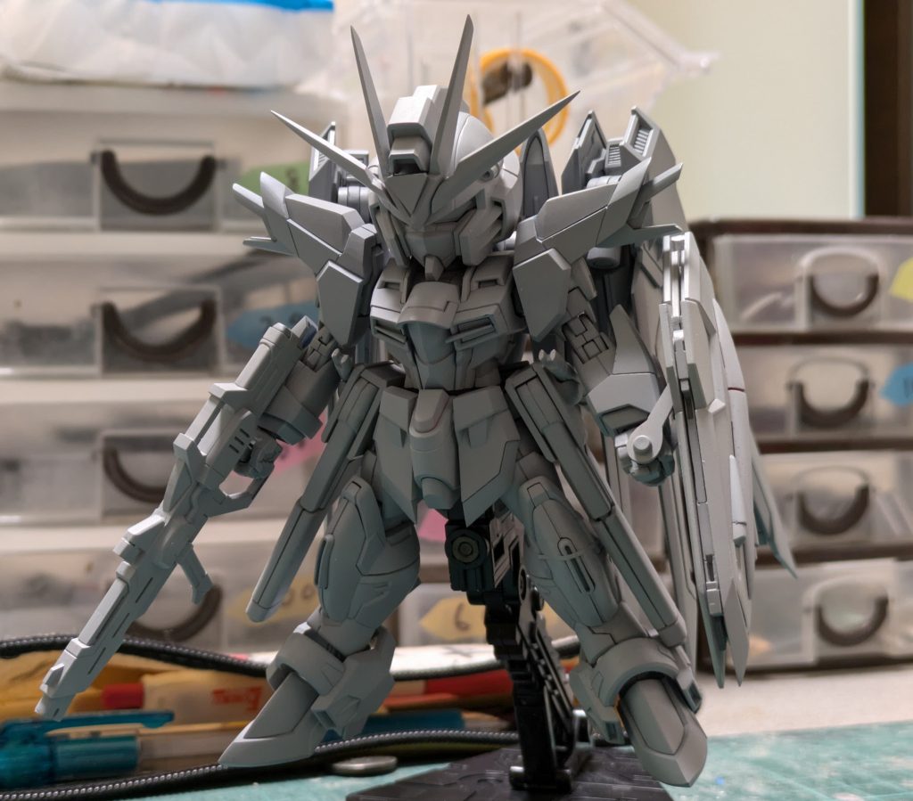 ライフルとシールドとレールガンも短縮からのサフ状態