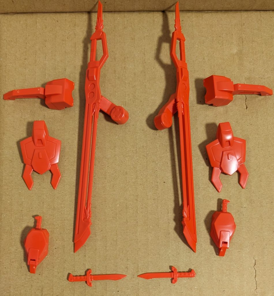 オマケ1:「ソードカラミティカスタムセット」アノクタと同じ日に、中古で購入しました。コチラを使って「現在開催中のコンテスト」に参加する腹づもりです…w