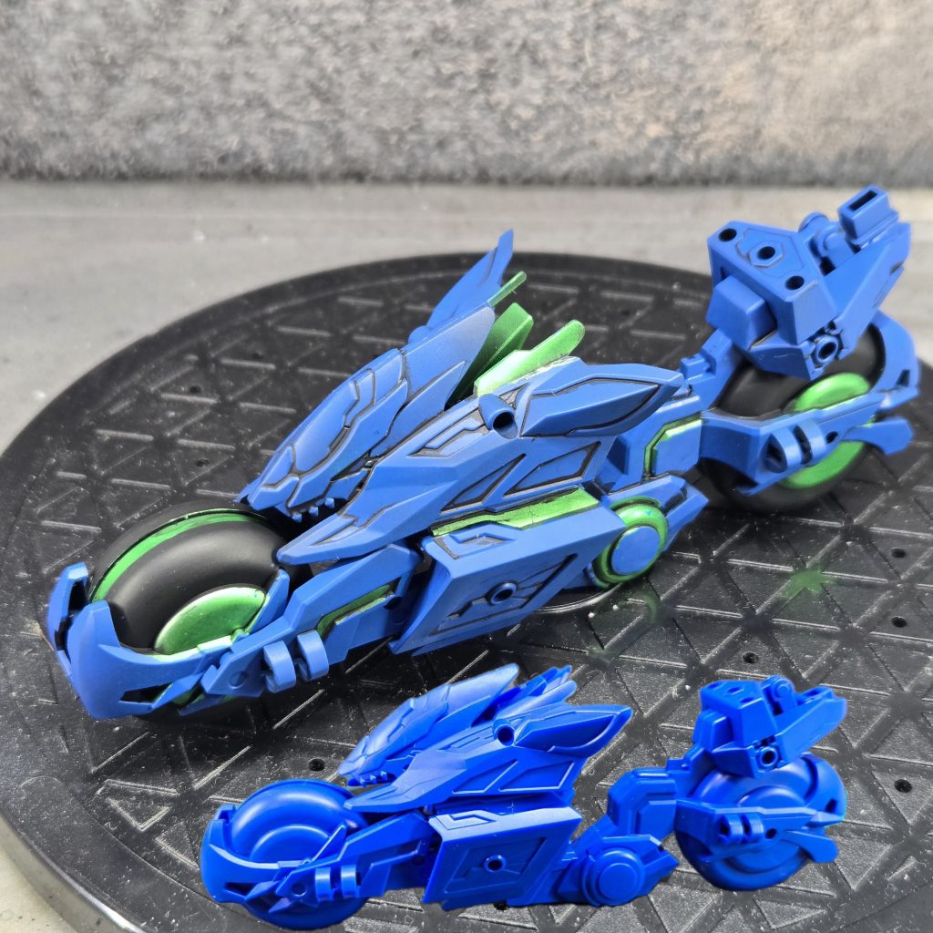 碧竜駆も写真ではわからないですがマスキングのし忘れが目立ちました