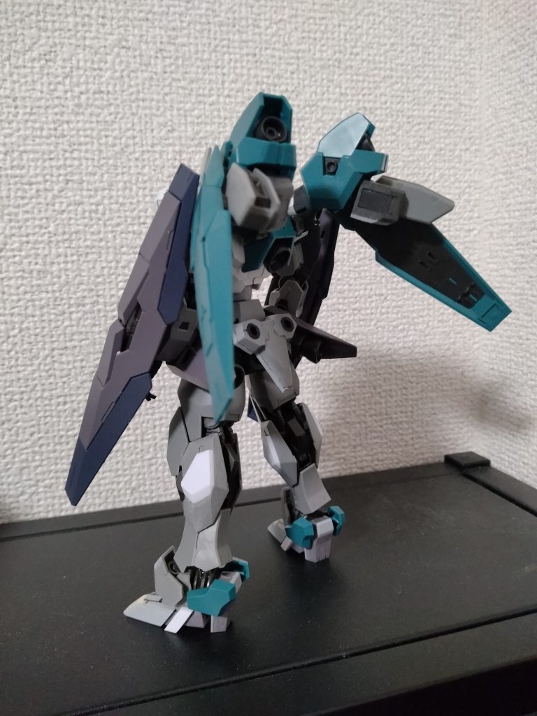 アンクルアーマーとリアアーマー仕上がり