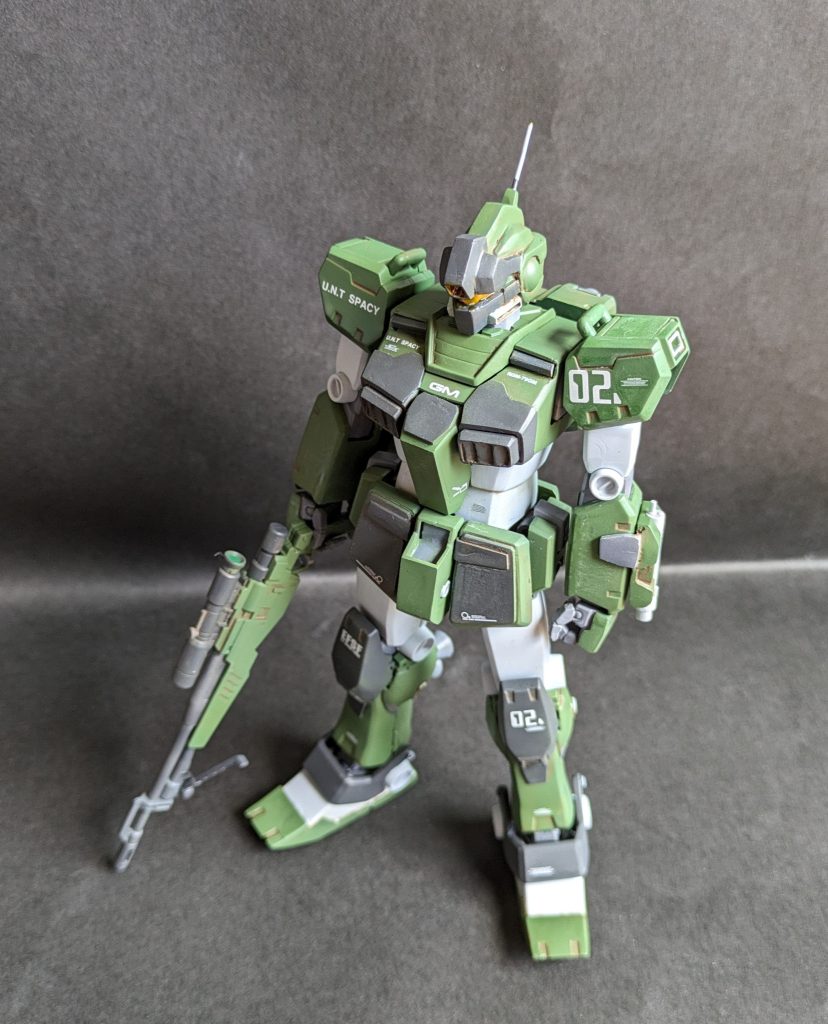 ジム界イチのイケメン。あえてデカール類は少な目にしております。