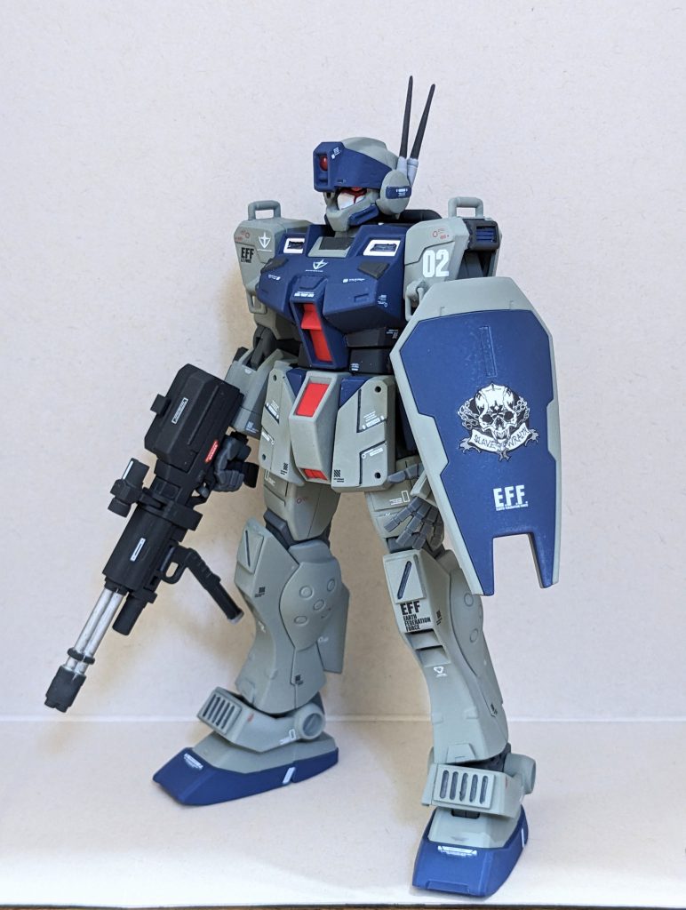 ジムスナイパー2ですが、スナイパーライフルの代わりに、ミニガン装備