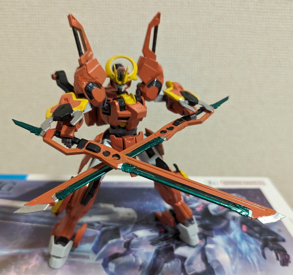 この大剣×2の塗り分けが、特に大変でした・・・ww