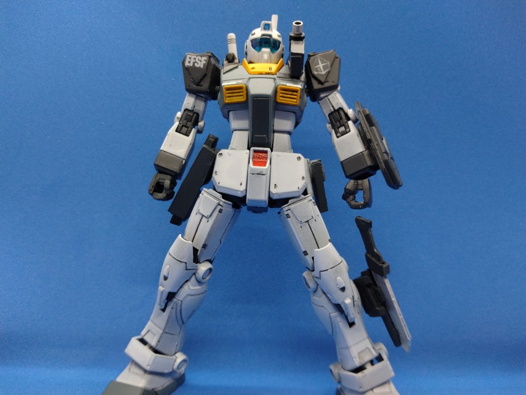 通常カラーからブルグレーとミディアムブラックのカラーで構成。武装もオリジナルを制作