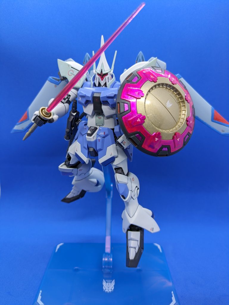 フェロセカーレ ビームサーベル。柄の部分がギャンっぽくて良いです。近接武装が豊富で、写真以外ではスレイヤーウイップが付属します。