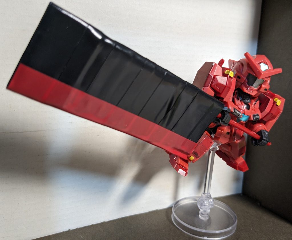 大型のGNソードの初期型の妄想ということで、自作武器を取り付けてみました