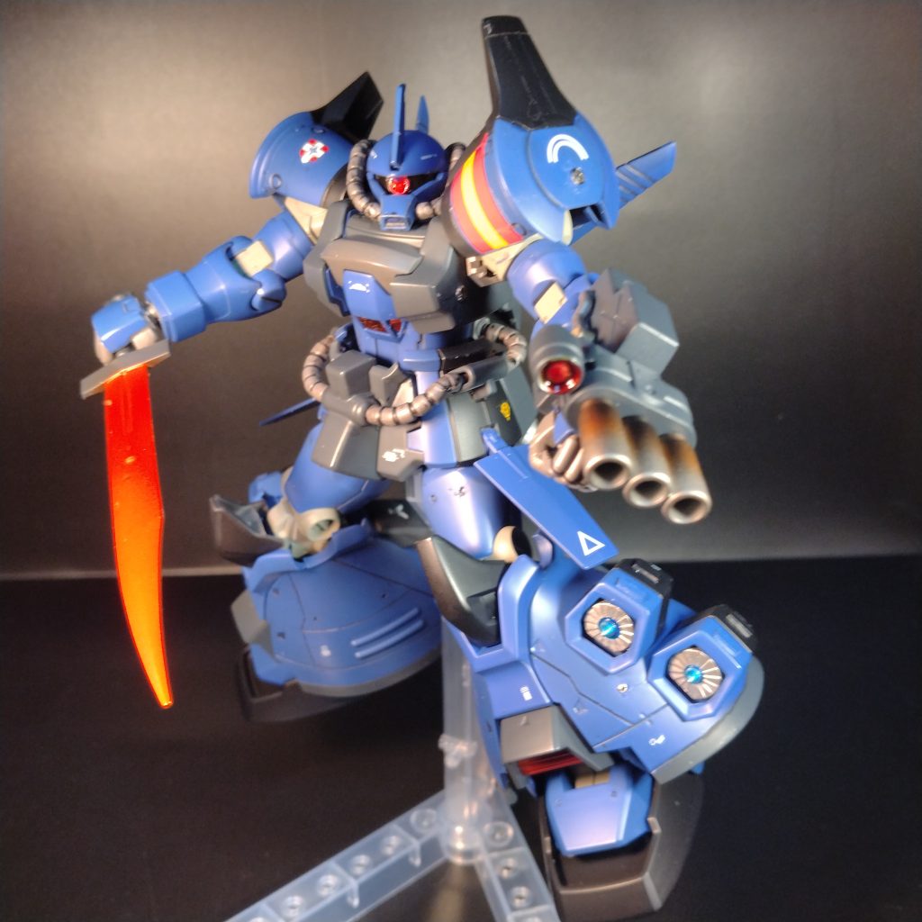 ガトリングとか連装砲？は何故かいつも焼き塗装になっちゃいます！