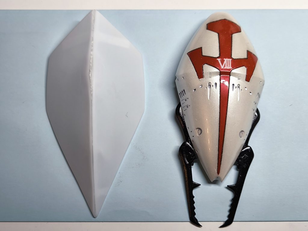 まずプラ板で大まかな形を出して