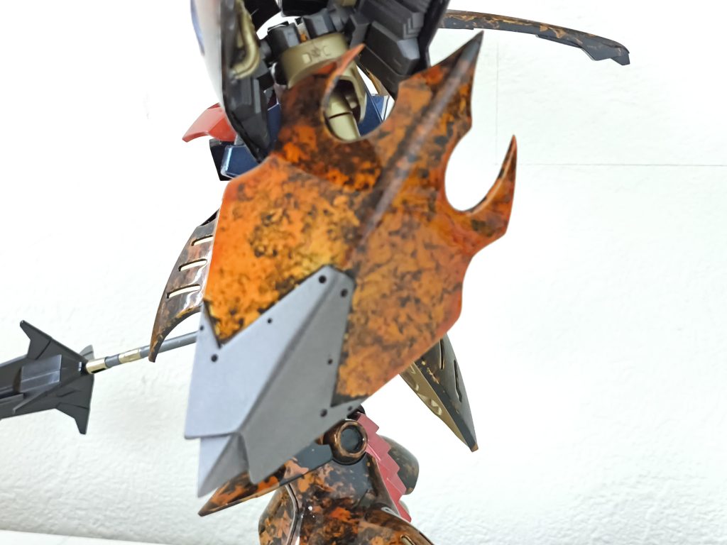 キュベレイ本体の改造と相まって、かなりMHの雰囲気出せたと思います😊