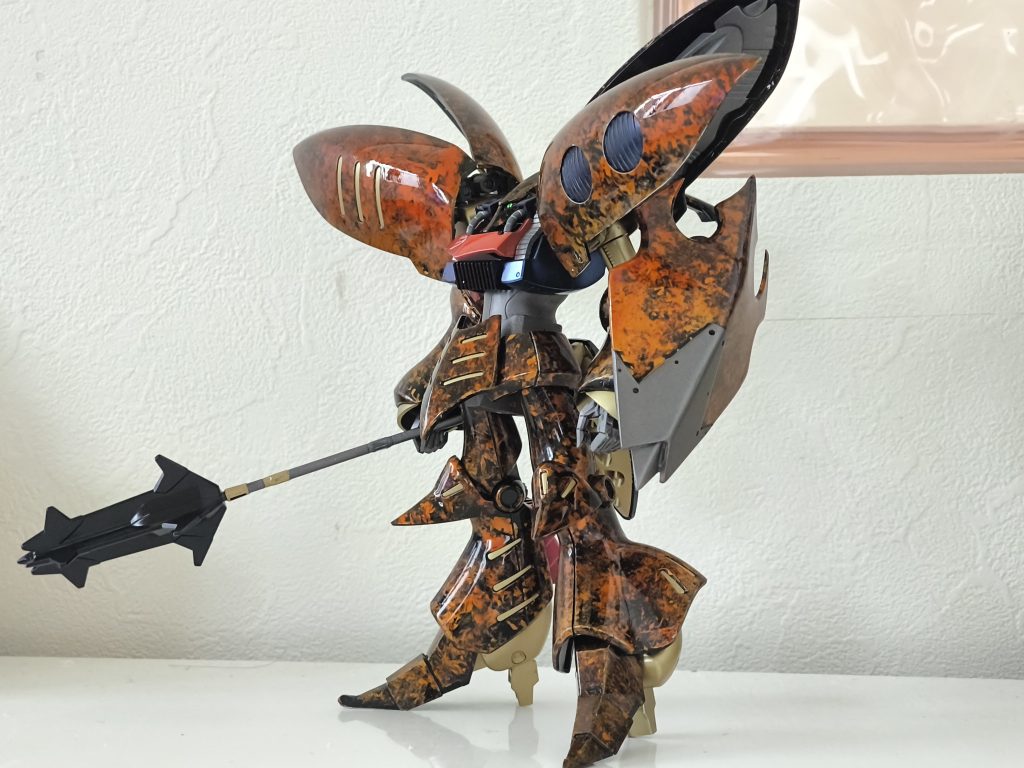 本体と同じくラップ塗装でフィニッシュ✨