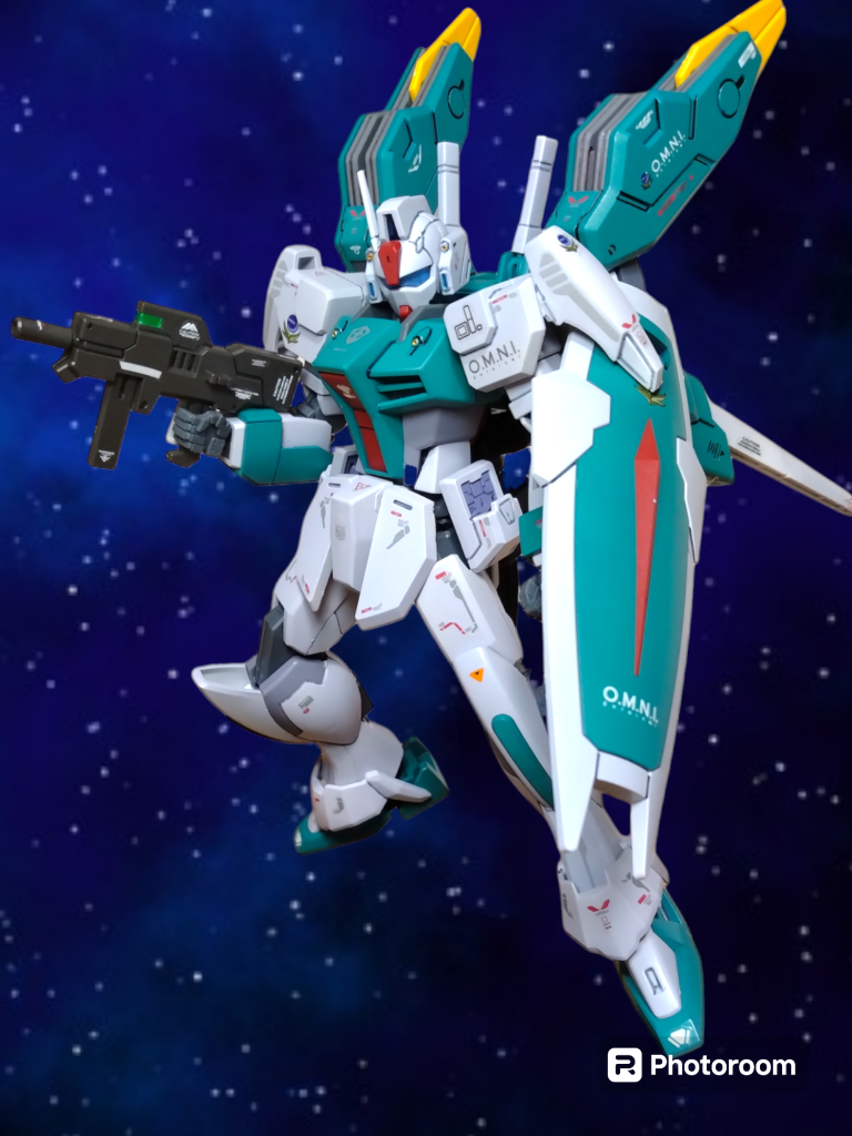 ダガーLは無改造でもカッコ良い、素晴らしいプロポーションですねウインダムもそうですが、やられメカとは思えないヒロイックさ