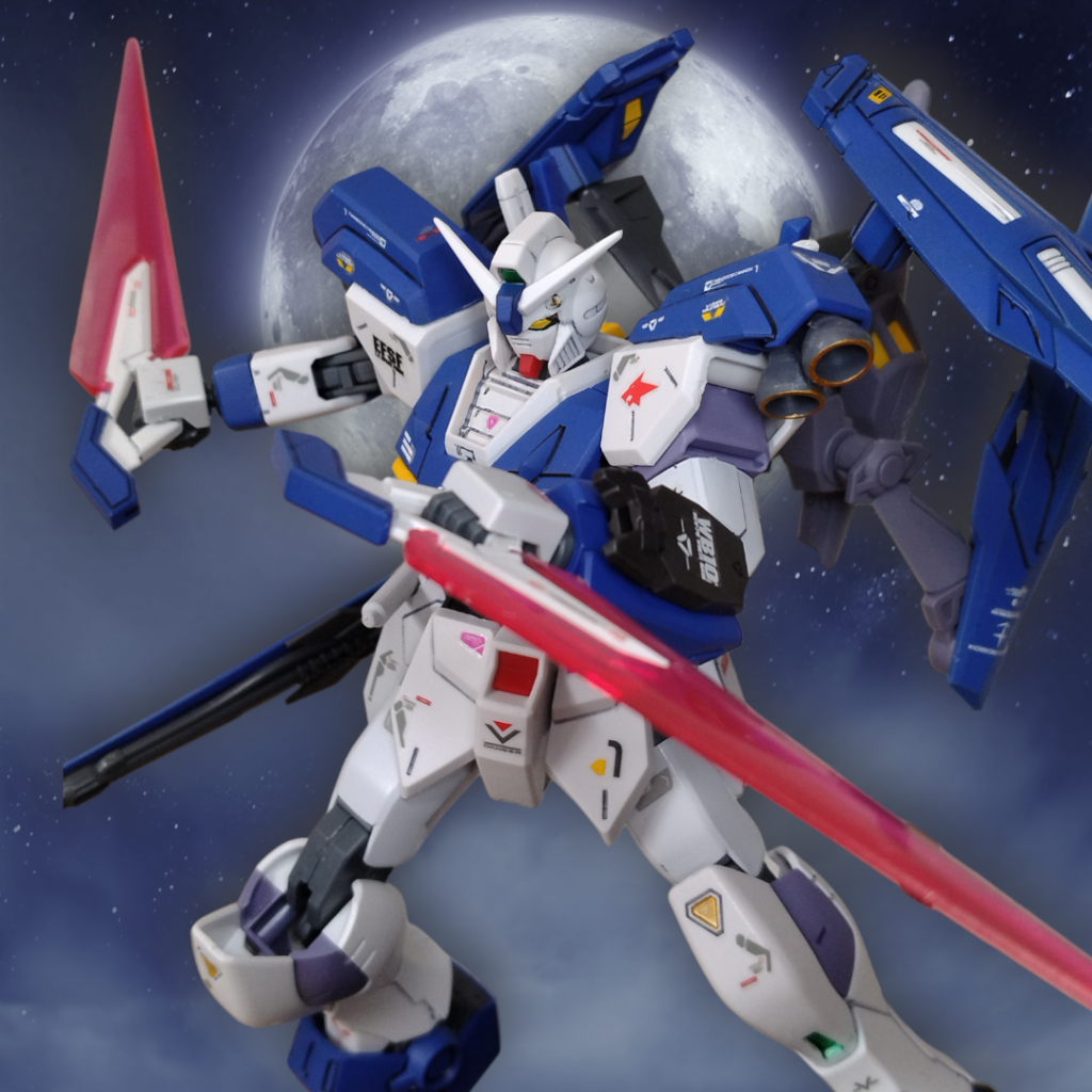 軽量化して近接に全部りしてるピクシーはもともとロマンの塊で好きですが、そこに「フルバーニアン」という素敵要素を加えることで、個人的には大好きなガンプラができました！今回もお目汚し失礼しました