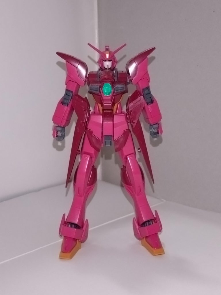 正面。燈「両肩と腰アーマーは普通にランシエのやつにした」