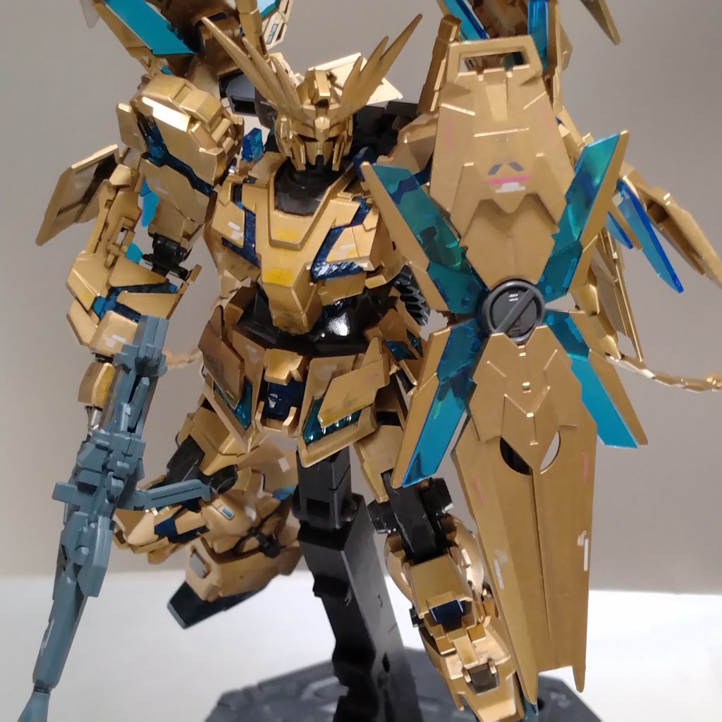 特に何もせずに塗装のみで！見せ場と言えば蛍光色で光らせる事くらいです！（笑）