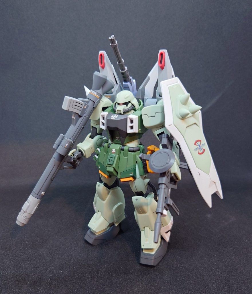 フル装備。装備が干渉してキャットゥスは構えられません(笑)