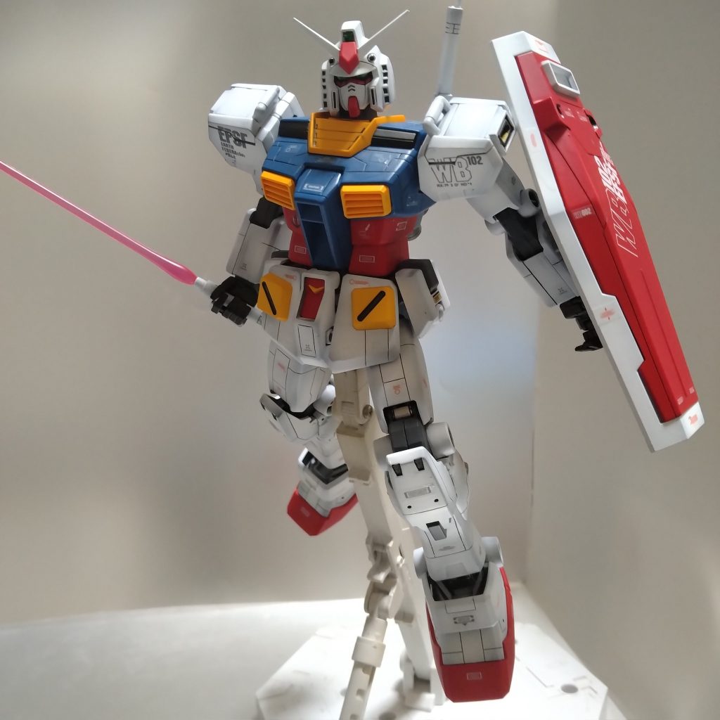 先にオリジンガンダム投稿したので投稿するのは止めておこうと思いましたが、形状も違うし良いかなと！（笑）