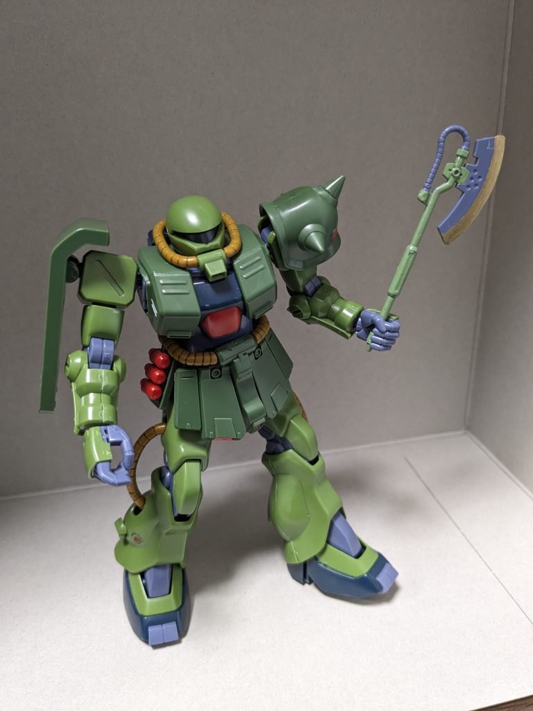 ヒート・ホークを少しだけ塗装しました。