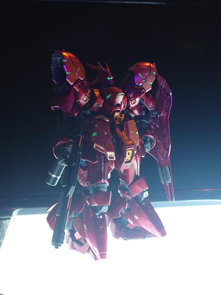 デカール貼る前の直立姿勢