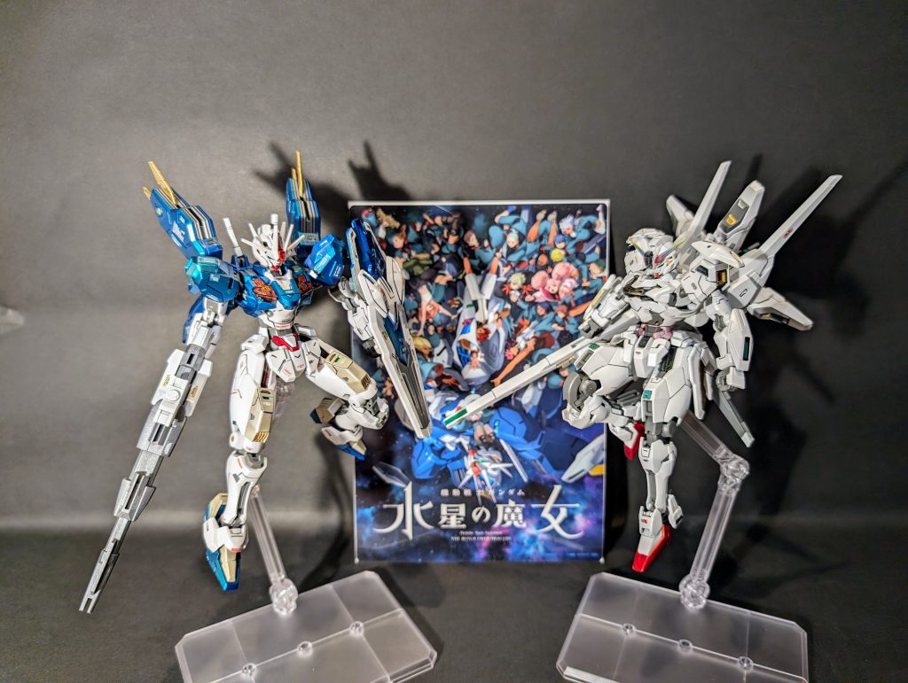 前作ったキャリバーンとガチャで当てたクリアポスター絵になる…