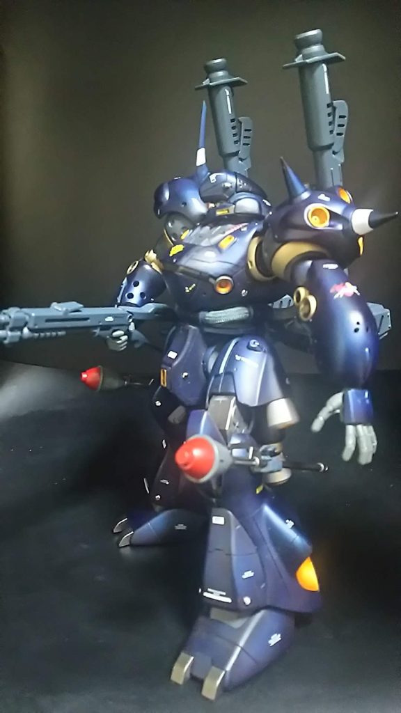 終わりです！（笑）追記です！メインの紺色はサフ、ガンメタの後ブラックでシャドー入れてからクリアブルー、フラットトップコートの順で塗装してます！