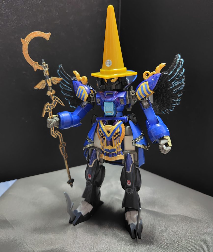 今回は大型の黒のワルツタイプで作ってますが、ビビの場合はSDCS、他の黒魔道士達の場合は従来のデミトレーナー位の大きさで作ればいい感じに再現出来そうかな？