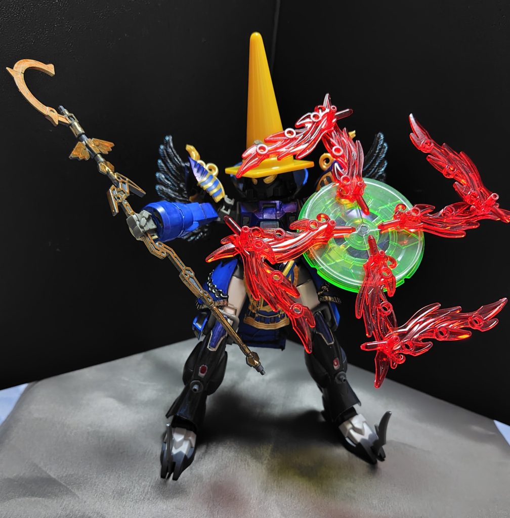 カラーコーンはまだ余ってるので、今度はサイズ小さめのビビっぽいのや、30MSで黒魔道士を作ってみてもいいかもしれませんね。