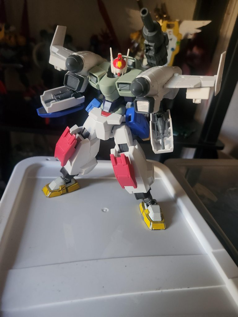 The special part on the kit was the ankles. They are the waist from HG Full Metal Panic. 