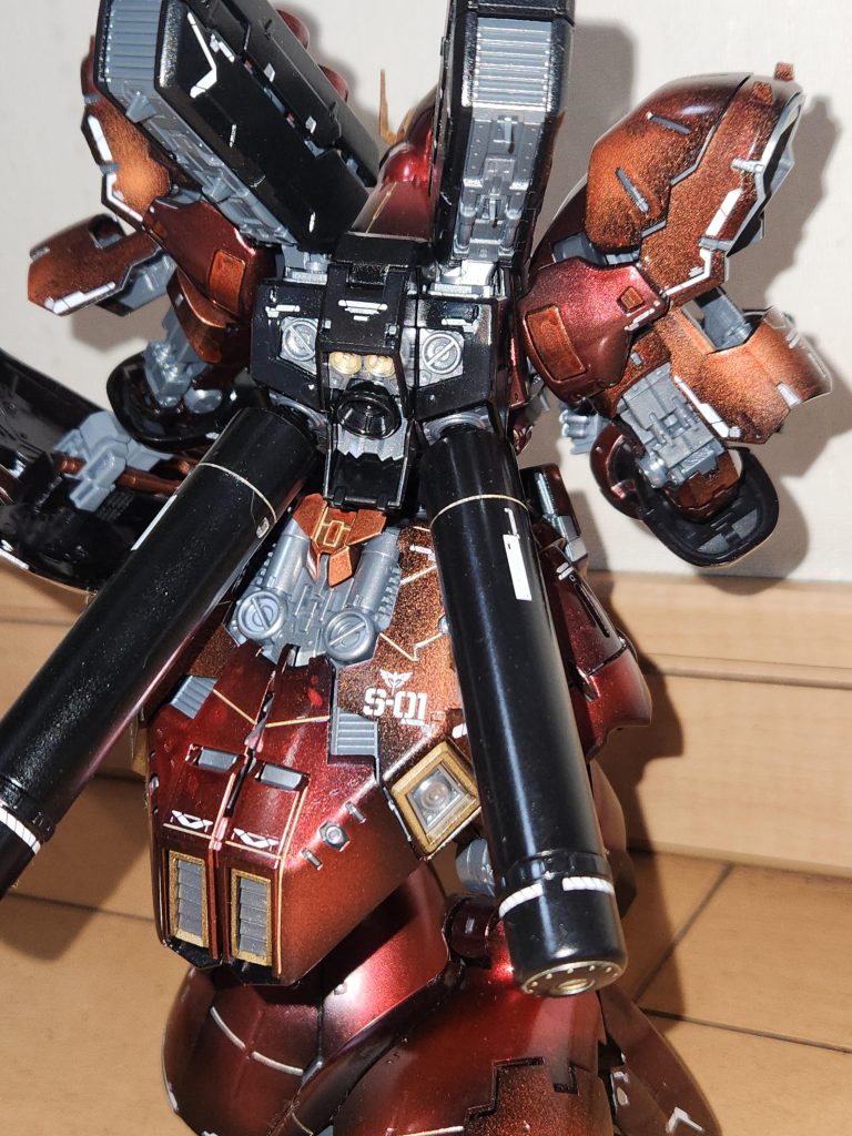 バックショット骨組みの塗り分けしたかったけど、挫折｡