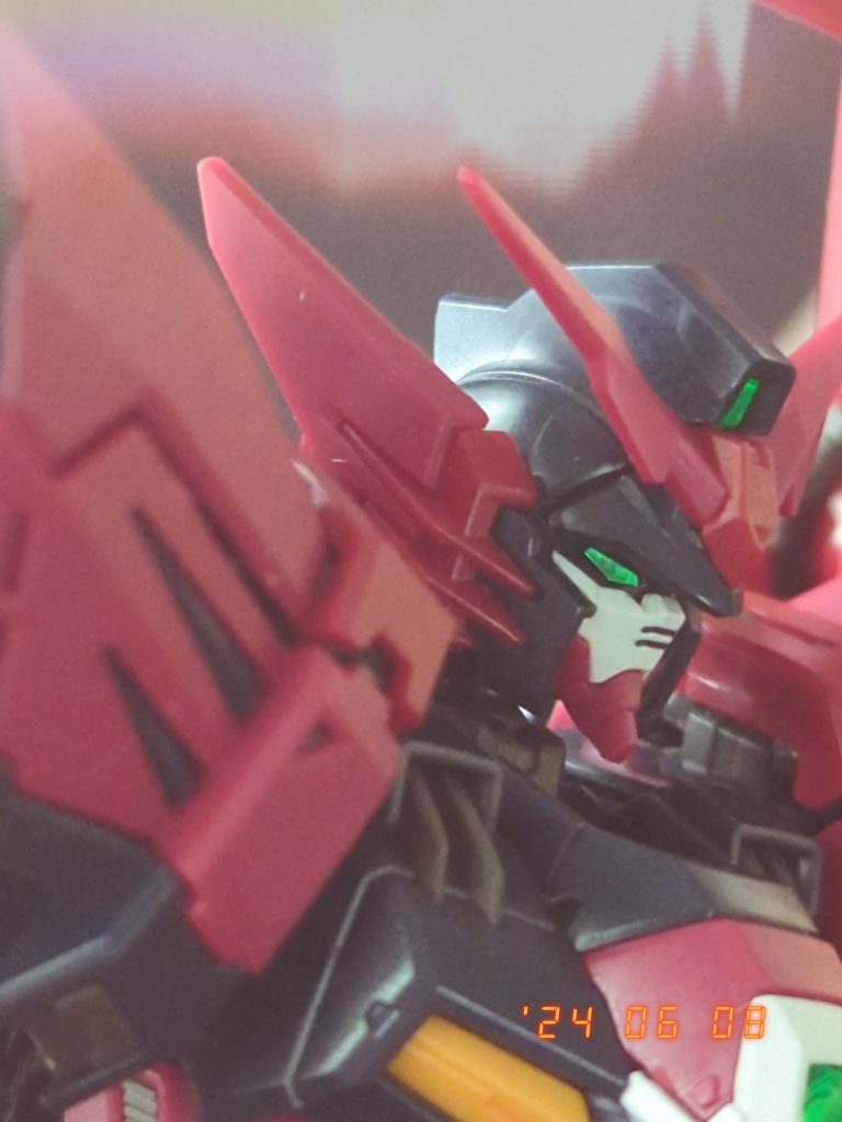 横顔が決まります