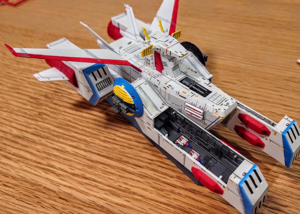 EXモデル ホワイトベース(1/1700)–3枚目/制作者：隠れ蓑