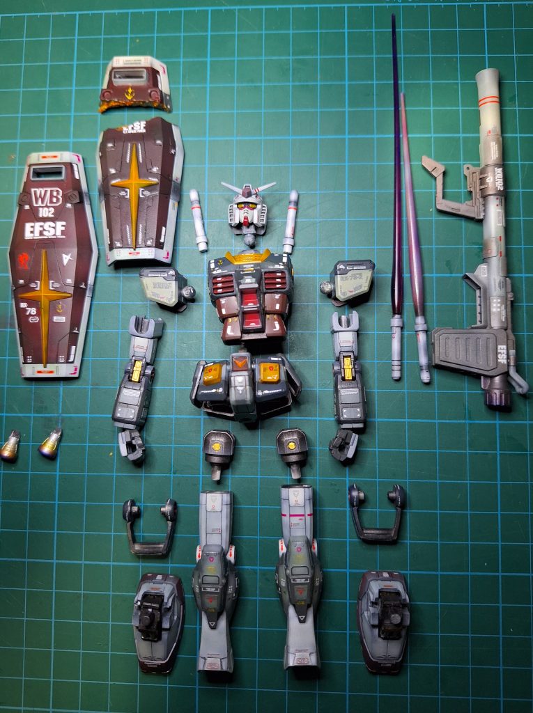 なんちゃってRGリアルタイプガンダム(HGです)–4枚目/制作者：マ～房