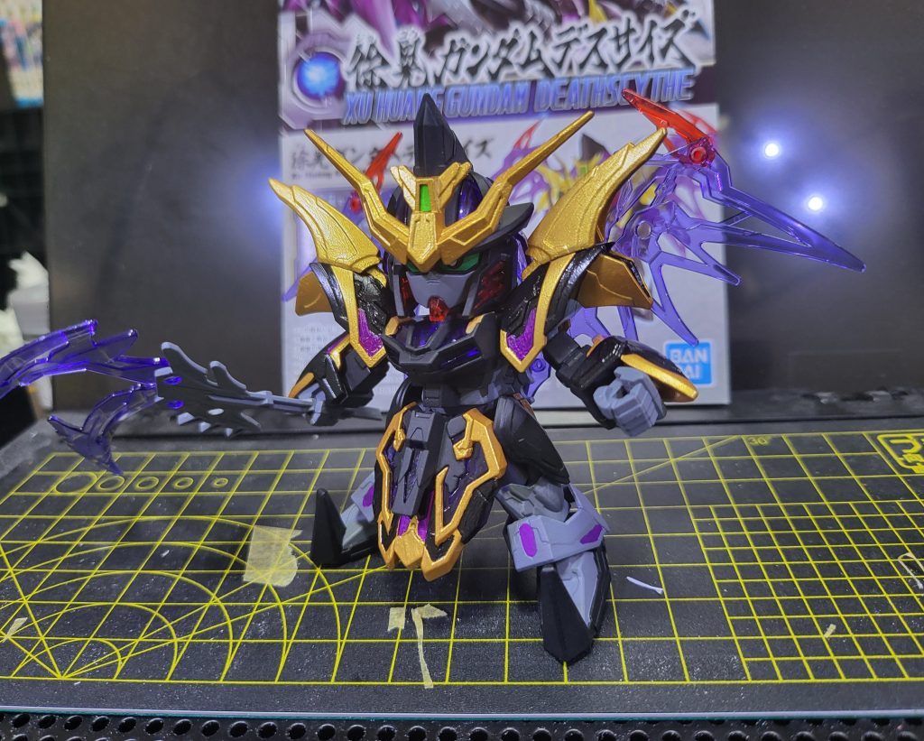 死ぬぜぇ…俺の姿を見たやつはみんな死んじまうぞぉ❗ なぁーんてことは徐晃ガンダムデスサイズはいいません(zaku-kao1)