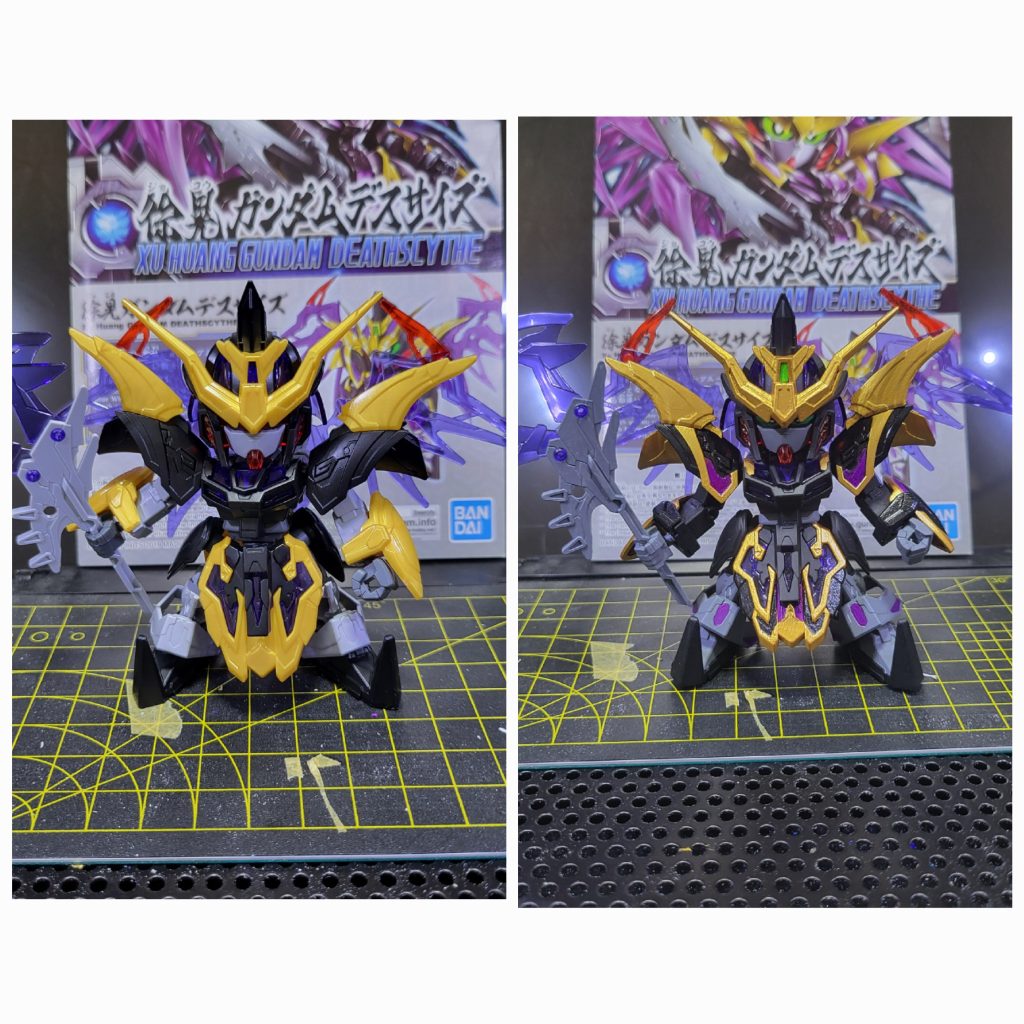 細かい部分はありましたが貂蝉や呂布に比べると割りとシンプルな塗りでしたね 