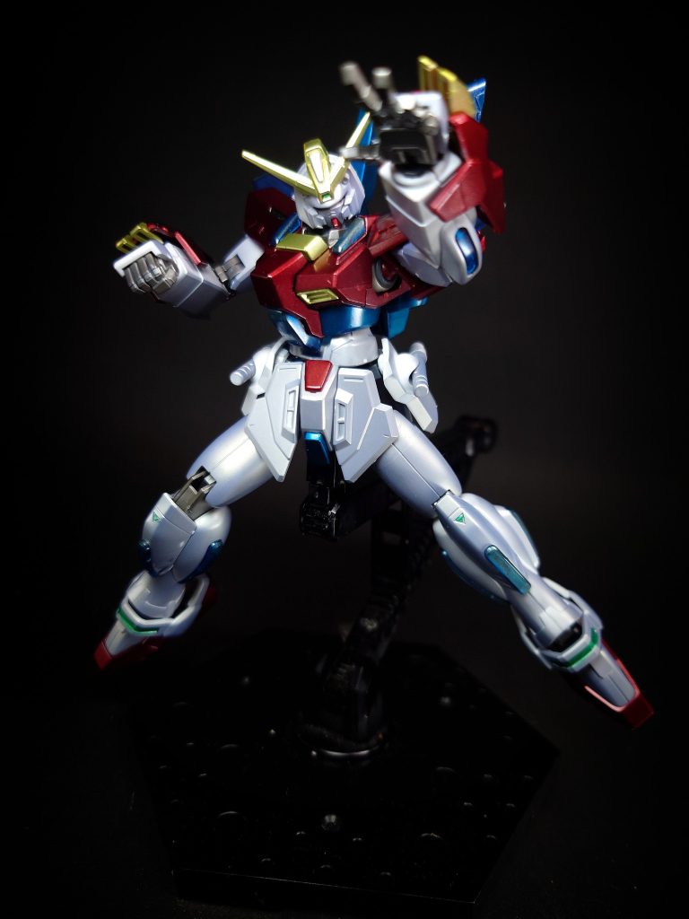 必殺技    ハイパースターバーニングナックルRGシステム発動時に使用可能な必殺技。腕部のプロテクターをスライドさせ、拳にプラフスキーパワーゲートを纏わせパワーを集中させて殴りつける技で、圧倒的な破壊力を誇る。