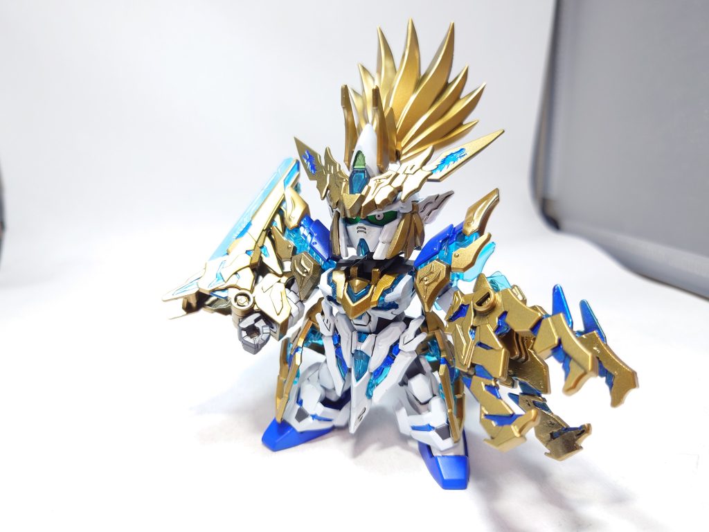 主な改修は肉抜き穴を埋めて髪の毛を尖らせたくらいです