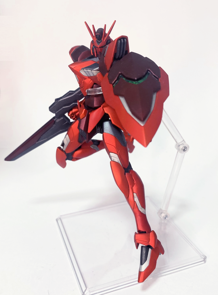 レギルスビット展開。シールドのビット散布口はラップ塗装で模様を付けています。