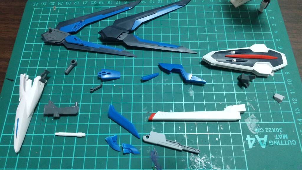 今回使わなかったパーツです。