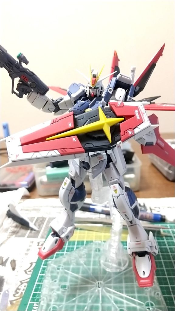 RGパーツが多くて楽しいですねわくわくするガンプラです