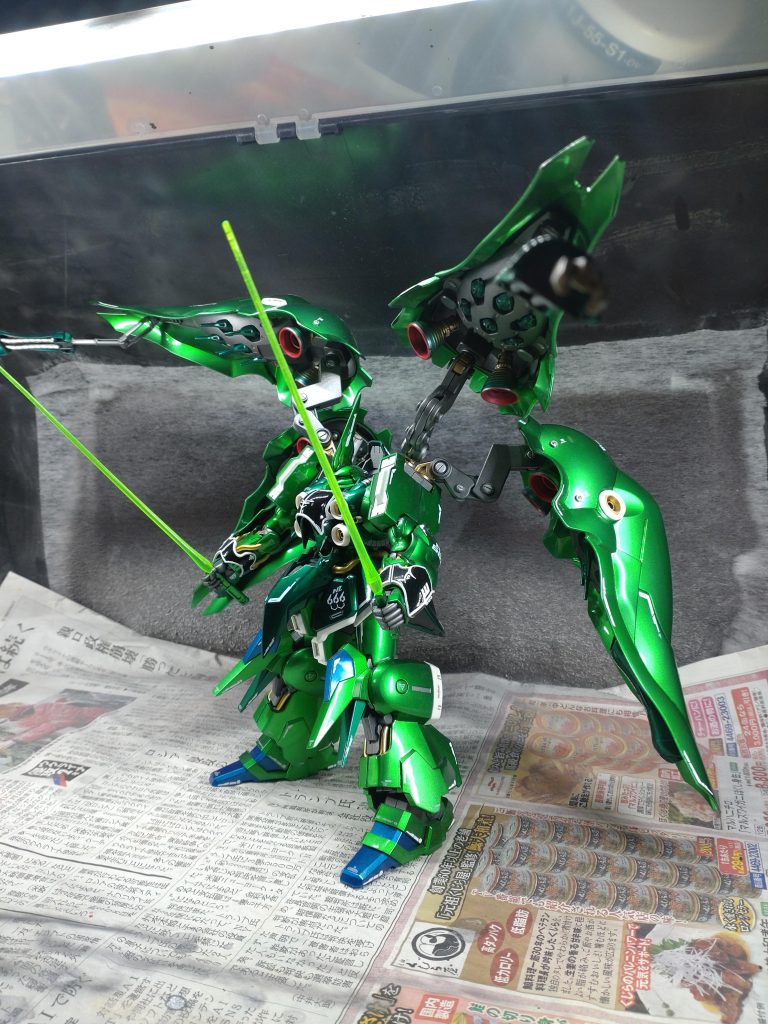 左前慣れてないキャンディー塗装でまだまだ拙い部分がありますが、いい経験になりました!