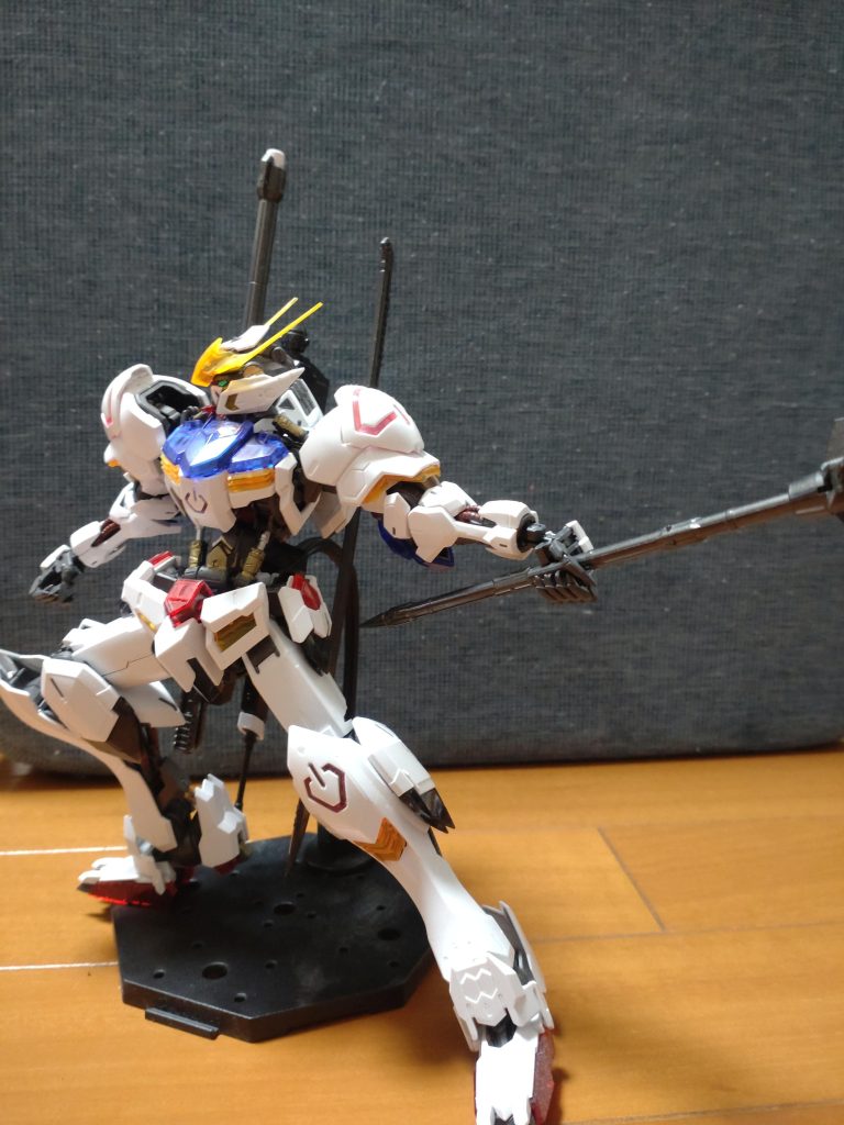 このポーズがお気に入りみたいで、凄い楽しかった!またＭＧを作りたいと言ってます。